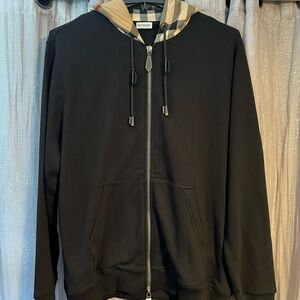 Men’s Burberry Zippered Hoodie